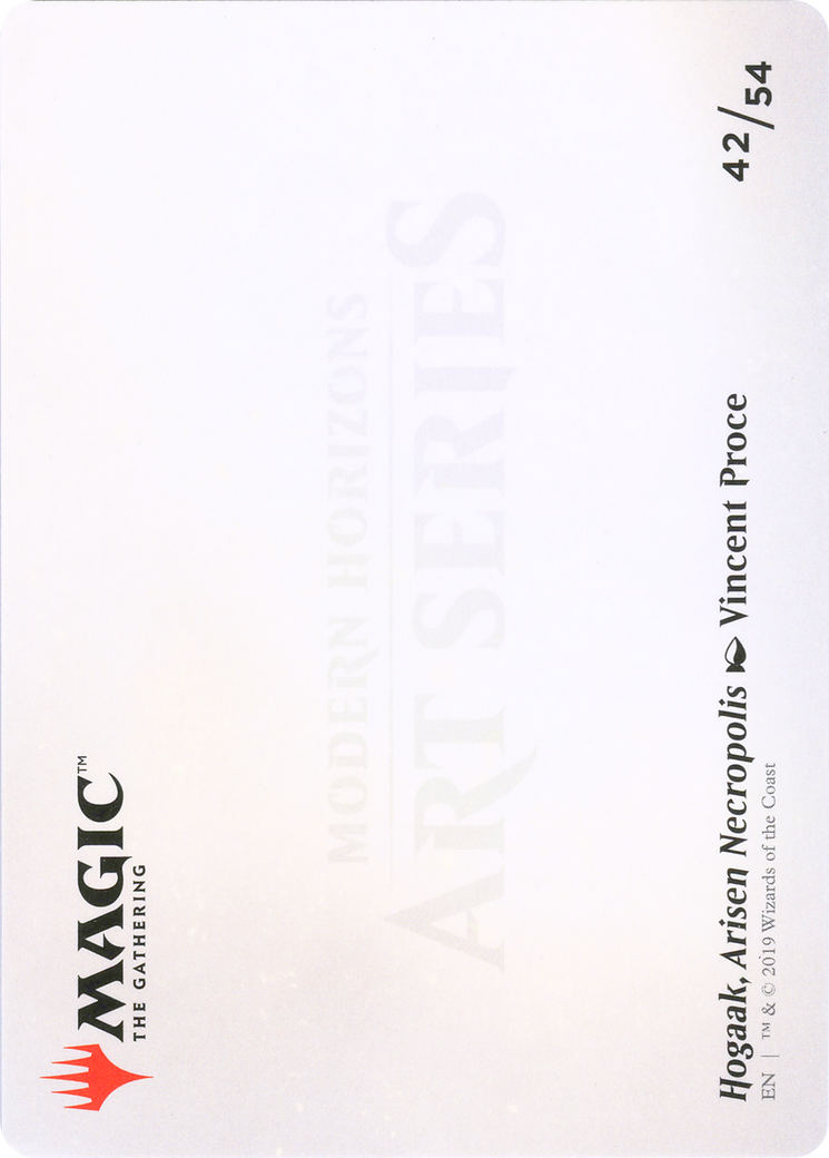 Hogaak, Arisen Necropolis // Hogaak, Arisen Necropolis (AMH1-042) (Borderless) [Modern Horizons Art Series]