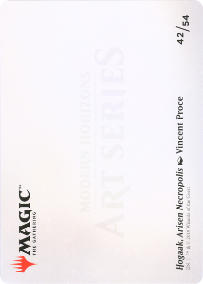 Hogaak, Arisen Necropolis // Hogaak, Arisen Necropolis (AMH1-042) (Borderless) [Modern Horizons Art Series]