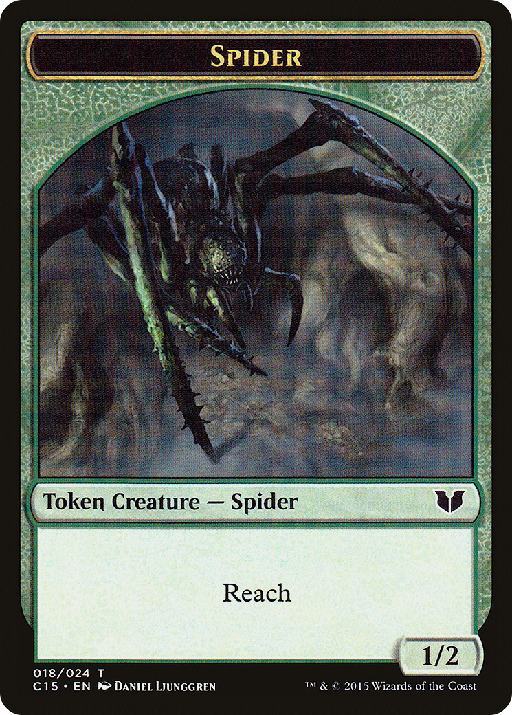 Spider (TC15-018) [Commander 2015 Tokens]