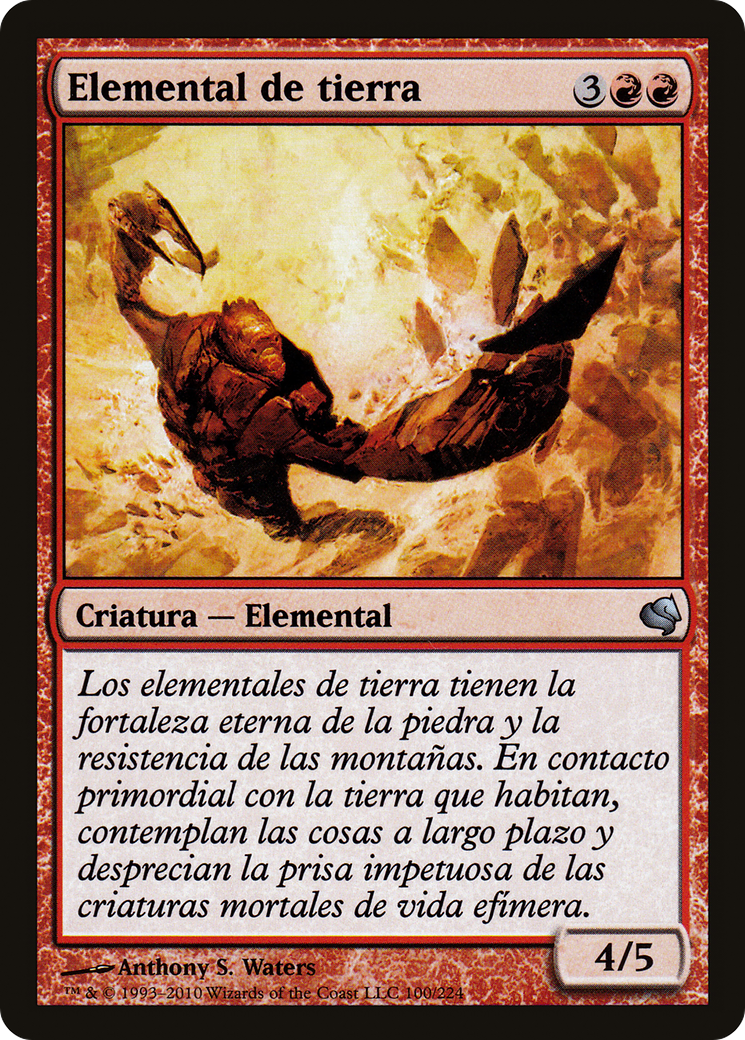 Earth Elemental (Spanish) - "Elemental de tierra" (PS11-100) [Salvat 2011]