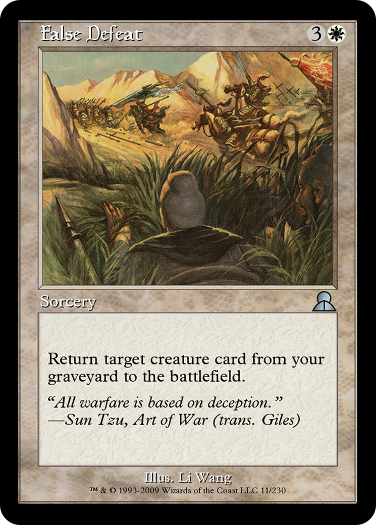 False Defeat (ME3-011) [Masters Edition III] Foil