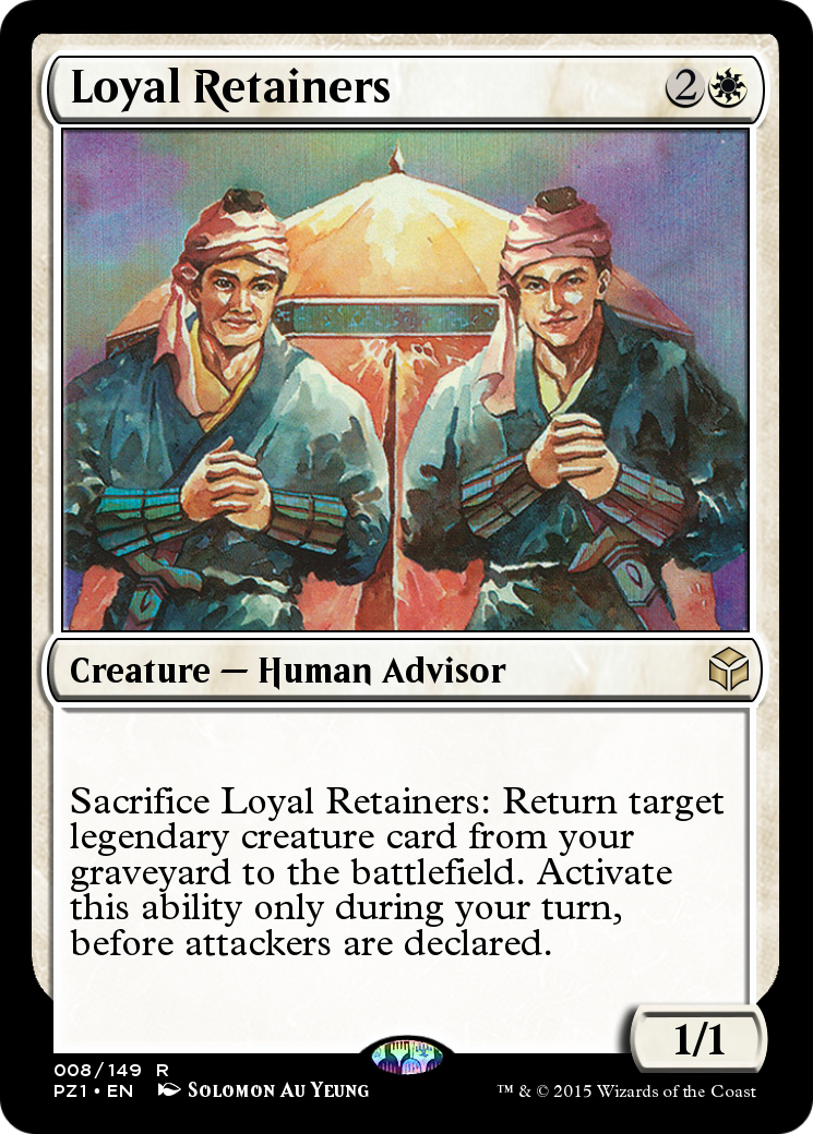Loyal Retainers (PZ1-008) [Legendary Cube Prize Pack] Foil