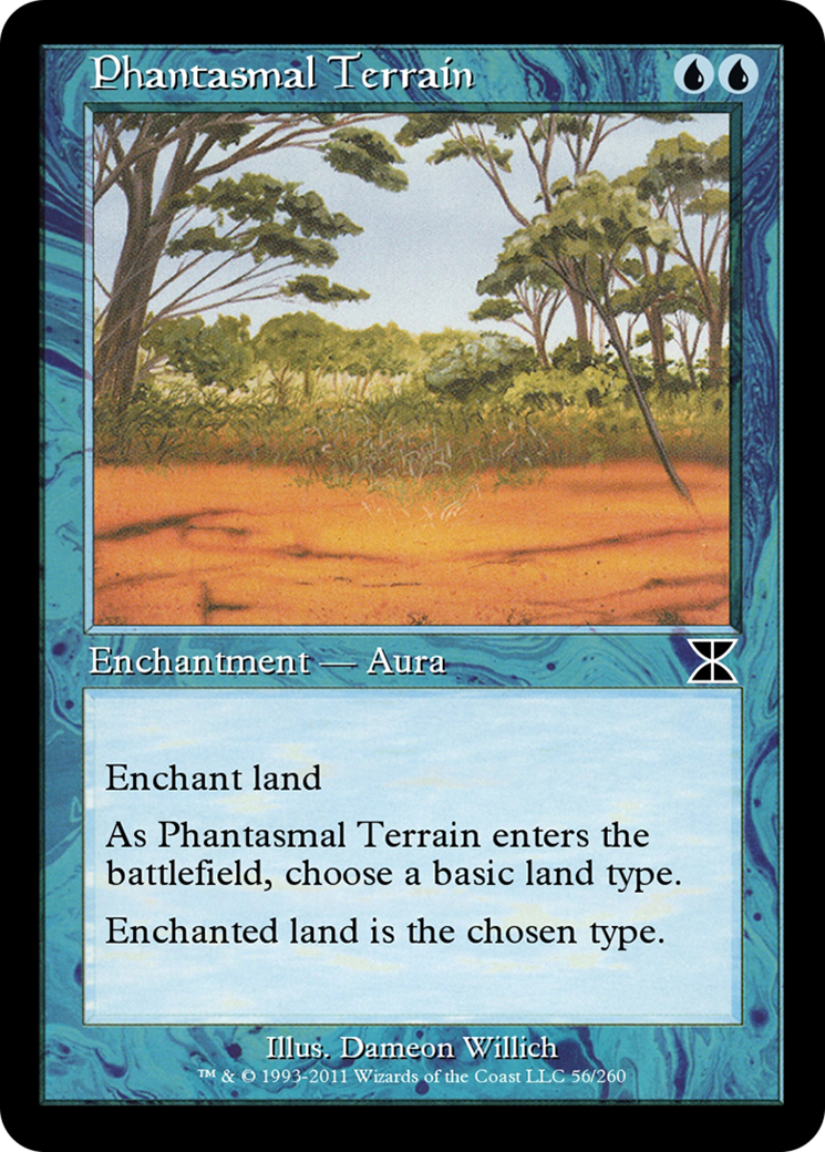 Phantasmal Terrain (ME4-056) [Masters Edition IV] Foil