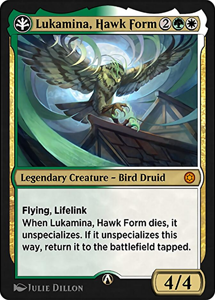 Lukamina, Hawk Form (HBG-17W) [Alchemy Horizons: Baldur's Gate]