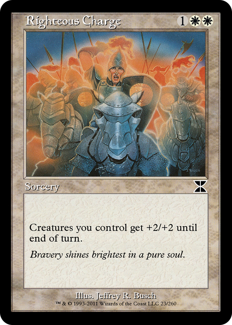 Righteous Charge (ME4-023) [Masters Edition IV] Foil