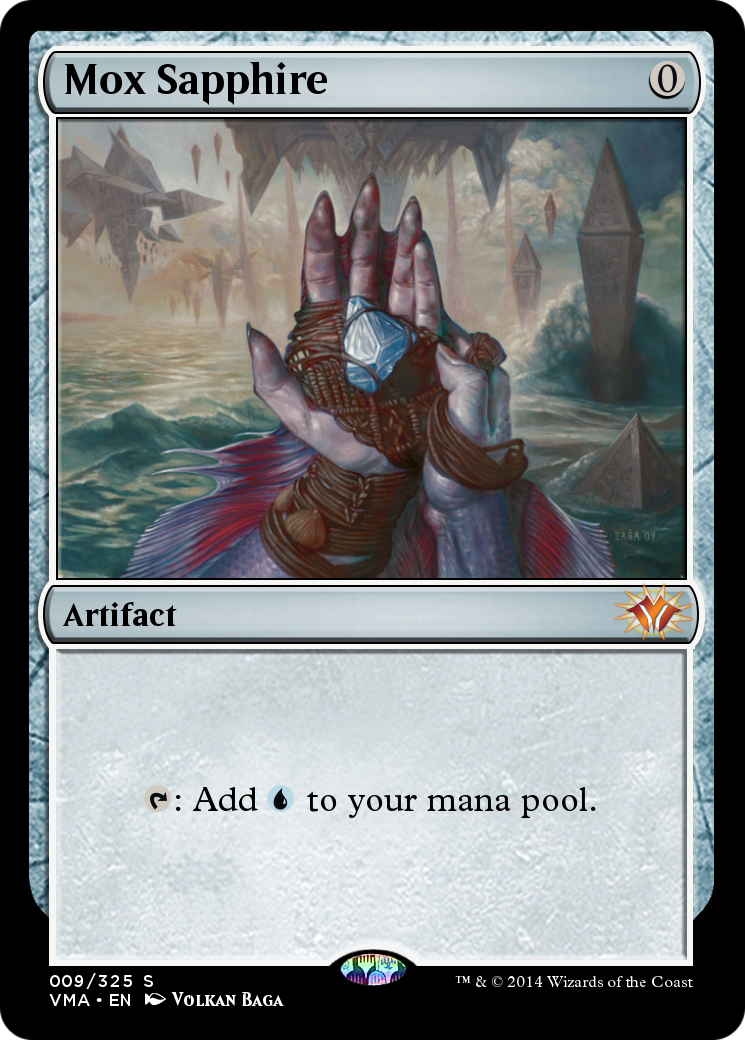 Mox Sapphire (VMA-009) [Vintage Masters]