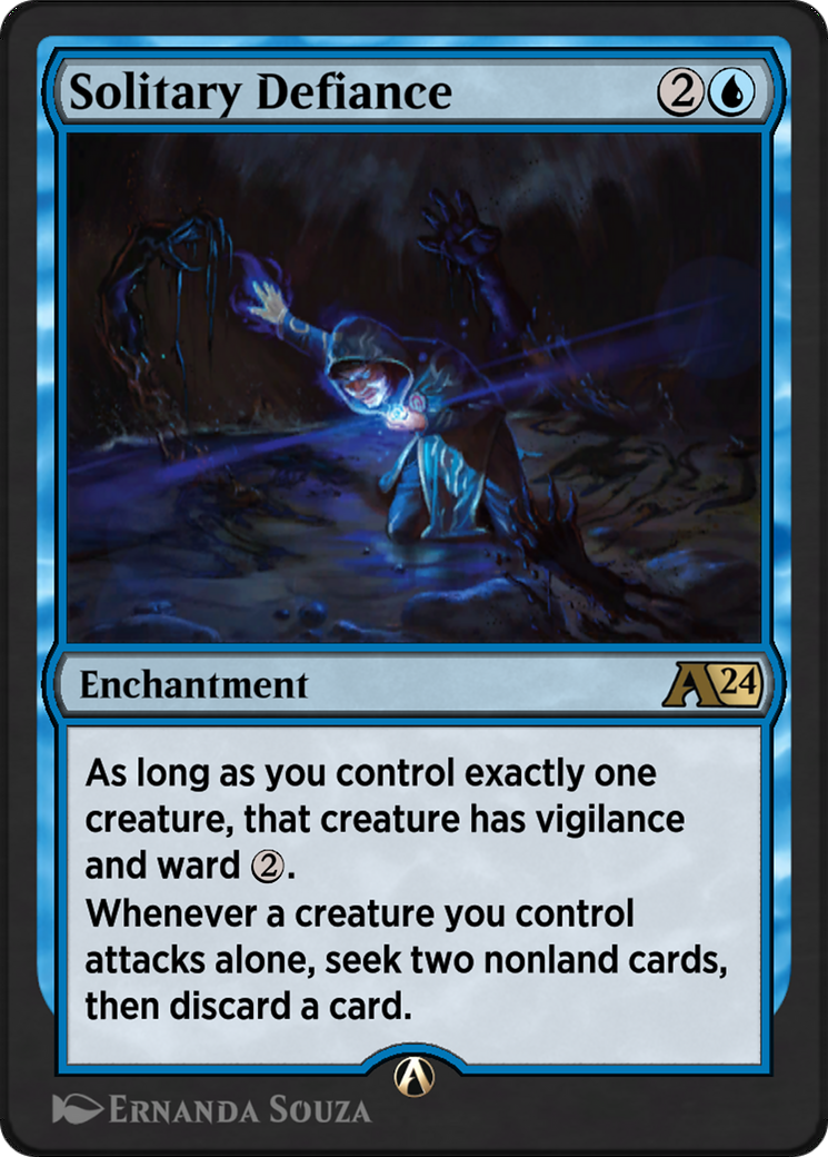 Solitary Defiance (YOTJ-007) [Alchemy: Outlaws of Thunder Junction]