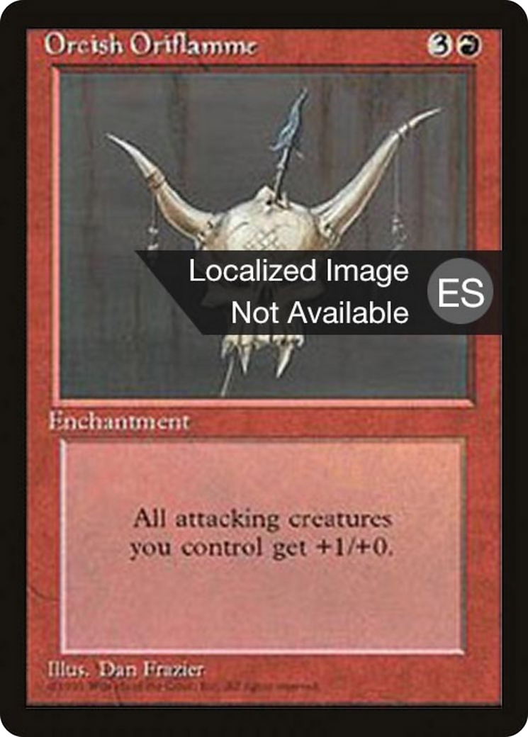 Orcish Oriflamme [Fourth Edition Foreign Black Border]