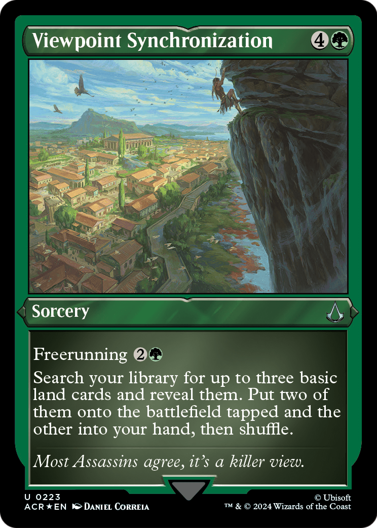 Viewpoint Synchronization (Foil Etched) (ACR-223) [Assassin's Creed] Foil