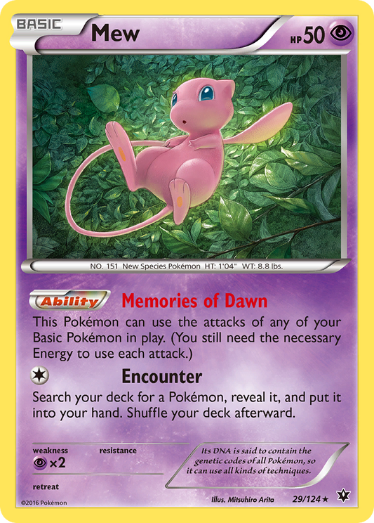 Mew (29/124) [XY – Impulsion TURBO]