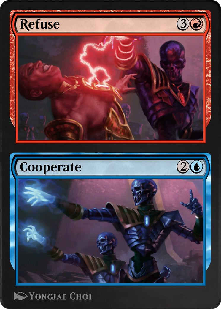 Refuse // Cooperate (AKR-255) [Amonkhet Remastered]