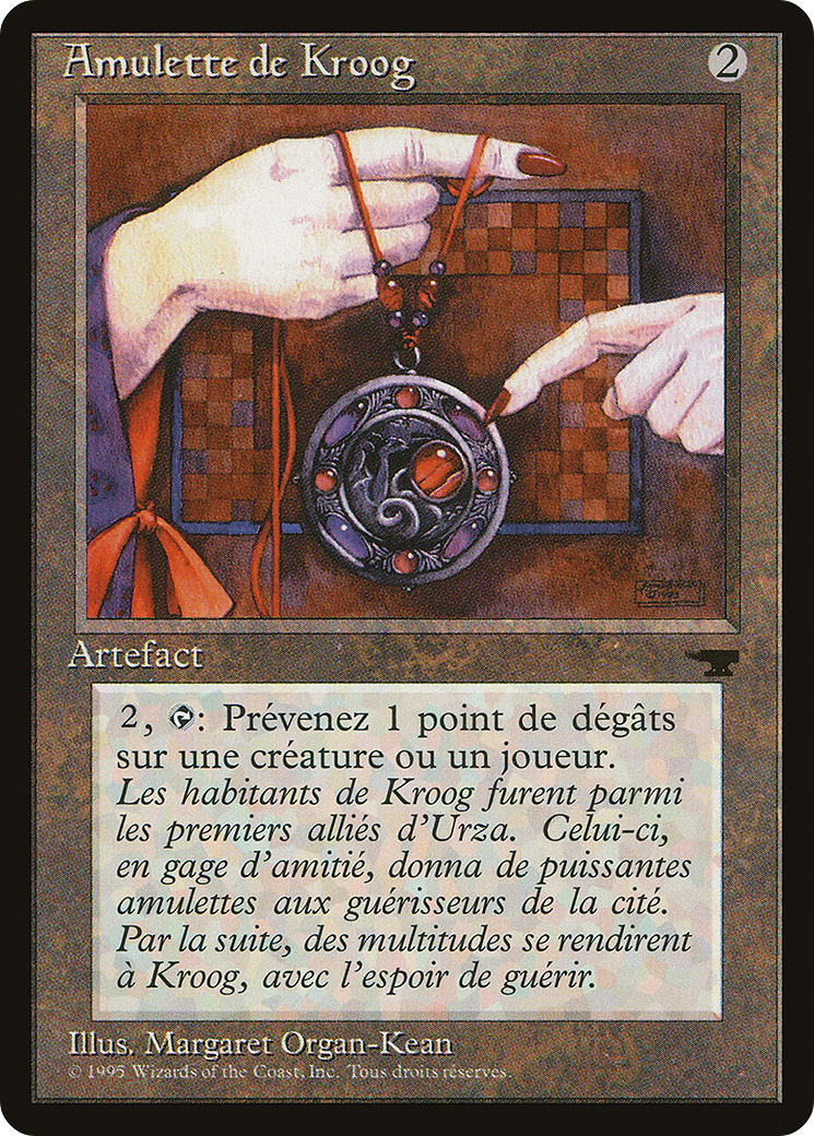 Amulet of Kroog (French) - "Amulette de Kroog" (REN-099) [Renaissance]
