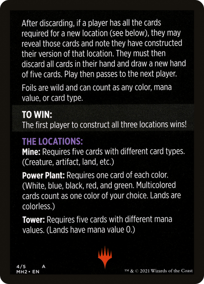 Urza's Blueprints (minigame) // Urza's Blueprints (cont'd) (MMH2-004) [Modern Horizons 2 Minigames] Foil