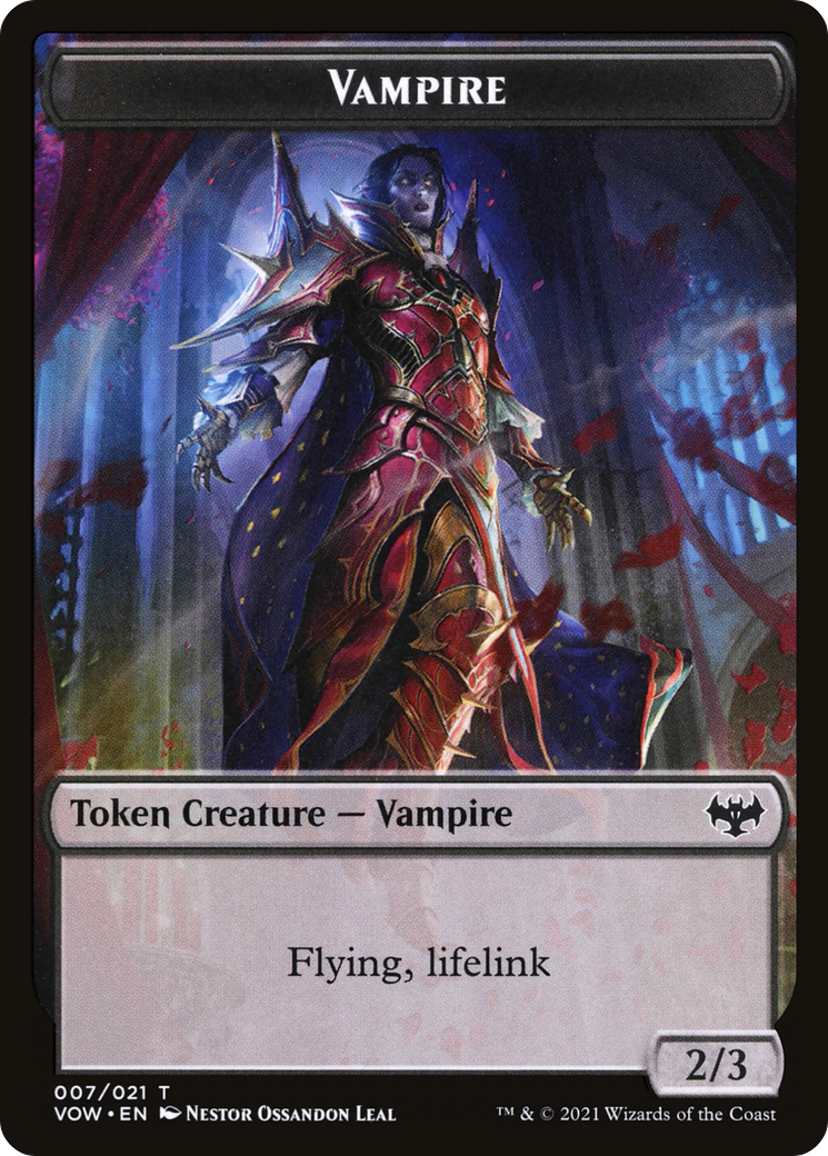 Vampire (TVOW-007) [Innistrad: Crimson Vow Tokens] Foil