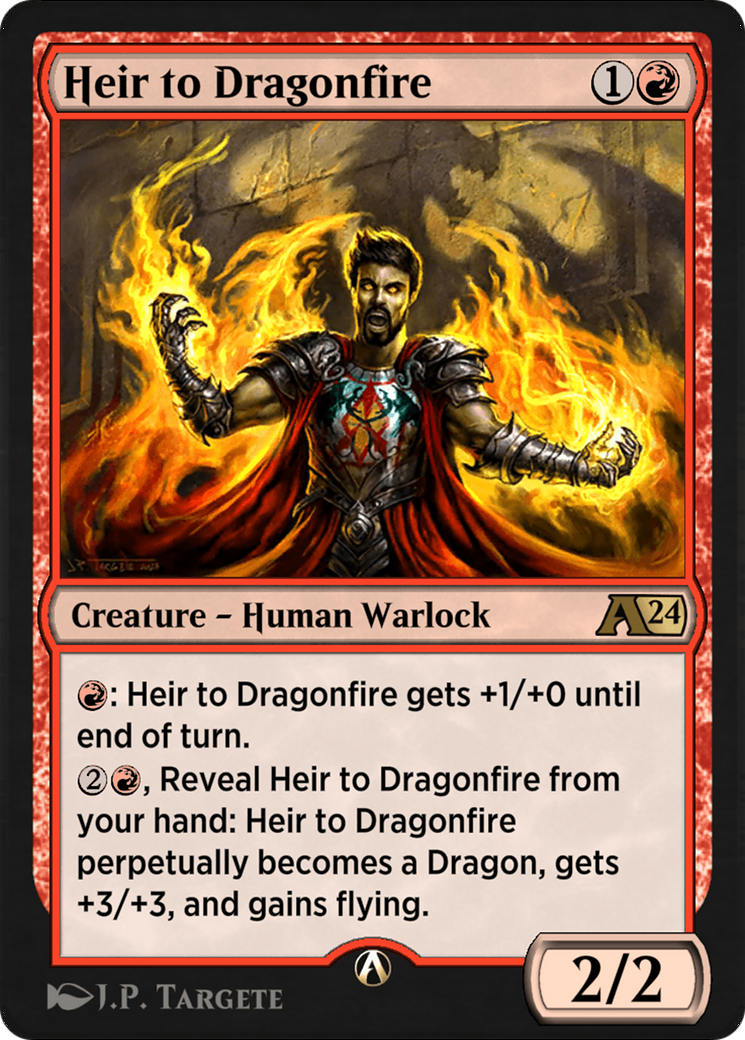 Heir to Dragonfire (YWOE-010) [Alchemy: Wilds of Eldraine]
