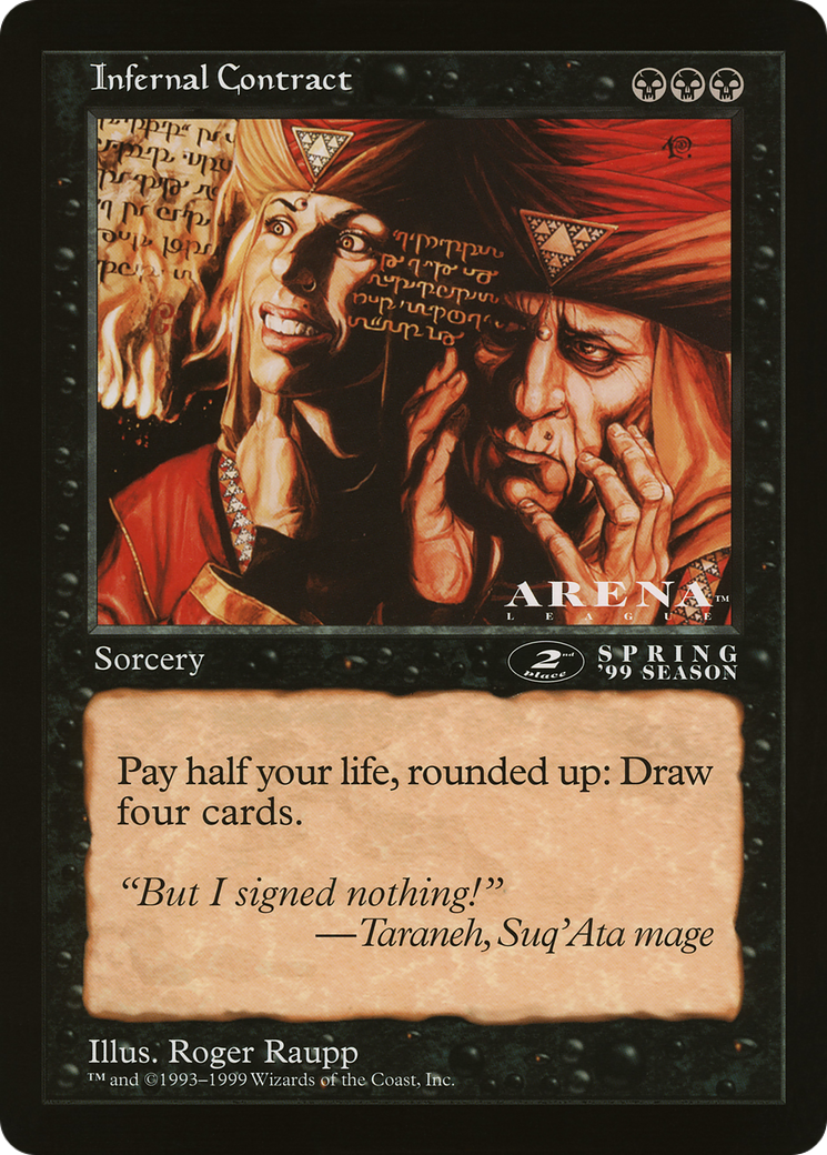 Infernal Contract (OLEP-075) [Oversized League Prizes]