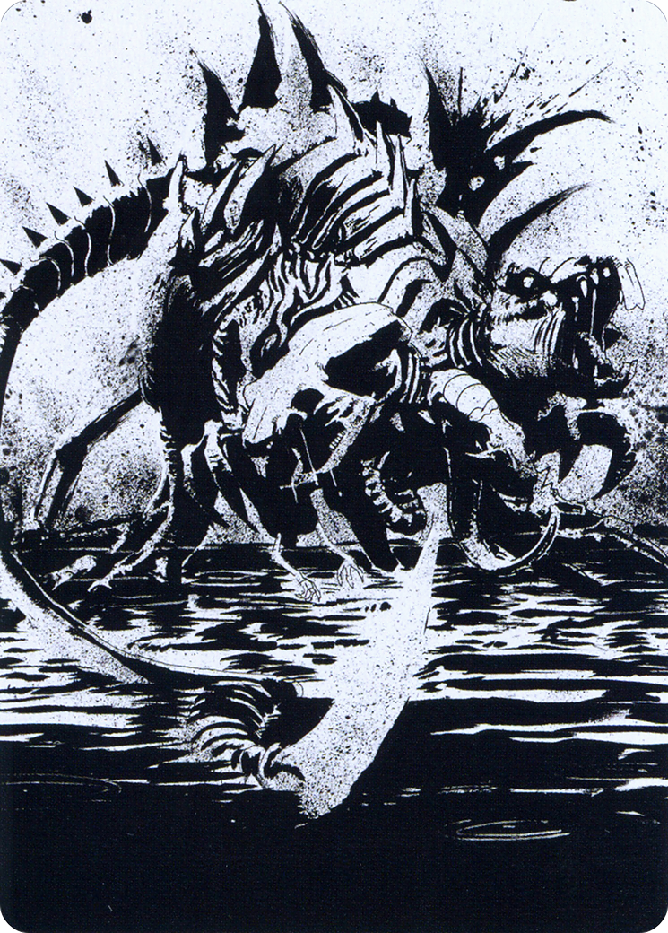 Karumonix, the Rat King // Karumonix, the Rat King (AONE-070) (Borderless) [Phyrexia: All Will Be One Art Series] Foil