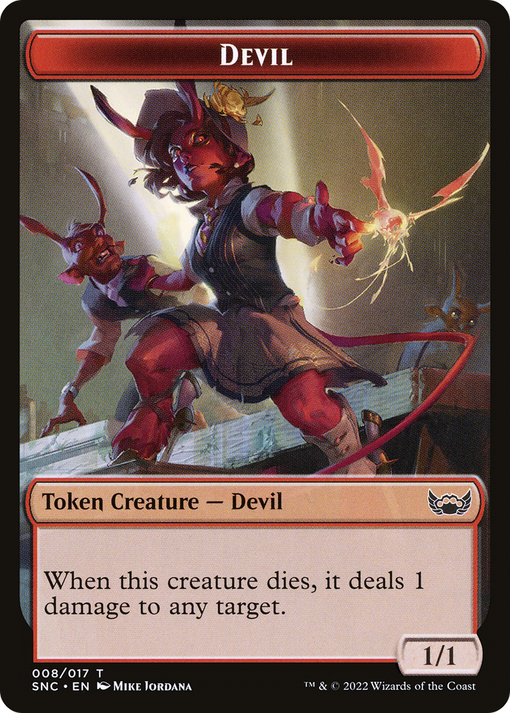 Devil (TSNC-008) [Streets of New Capenna Tokens]