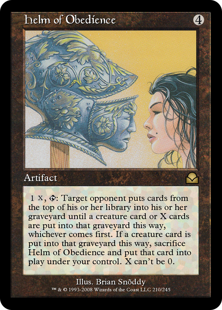 Helm of Obedience (ME2-210) [Masters Edition II] Foil