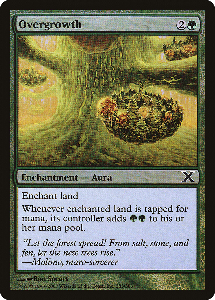 Overgrowth (10E-283★) [Tenth Edition] Foil