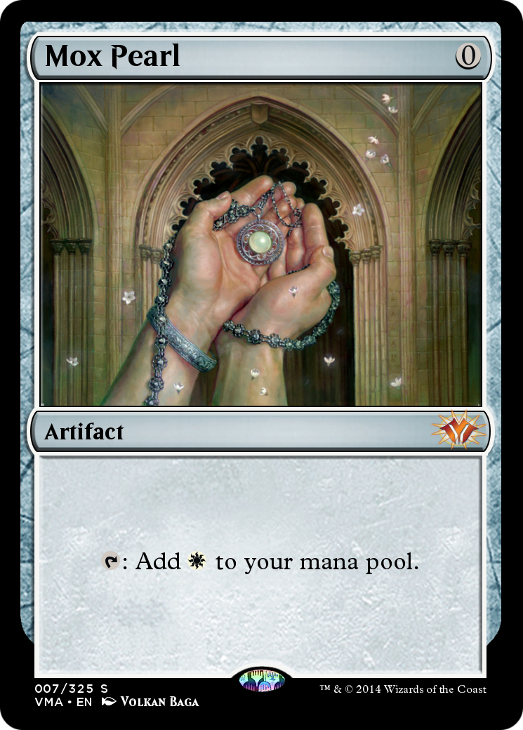 Mox Pearl (VMA-007) [Vintage Masters] Foil