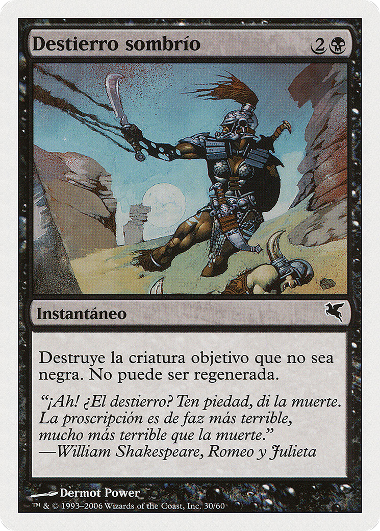 Dark Banishing (Spanish) - "Destierro sombrío" (PSAL-F30) [Salvat 2005]