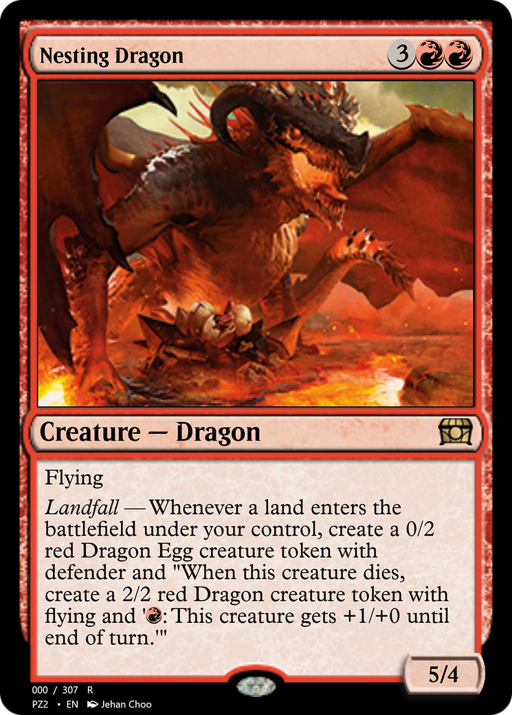 Nesting Dragon (PZ2-70649) [Treasure Chest] Foil