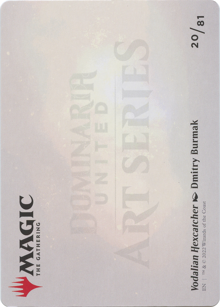 Vodalian Hexcatcher // Vodalian Hexcatcher (ADMU-020) (Borderless) [Dominaria United Art Series] Foil