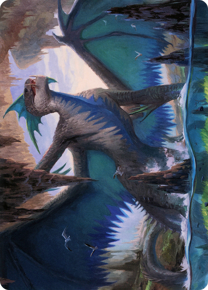 Murktide Regent // Murktide Regent (AMH2-020) (Borderless) [Modern Horizons 2 Art Series]