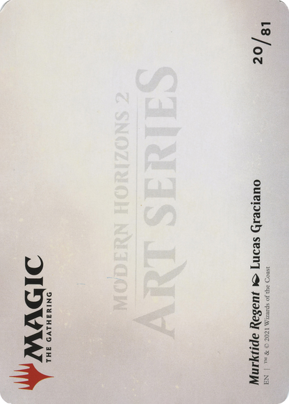 Murktide Regent // Murktide Regent (AMH2-020) (Borderless) [Modern Horizons 2 Art Series] Foil