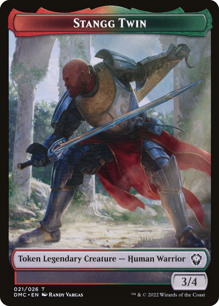 Stangg Twin (TDMU-021) [Dominaria United Tokens] Foil