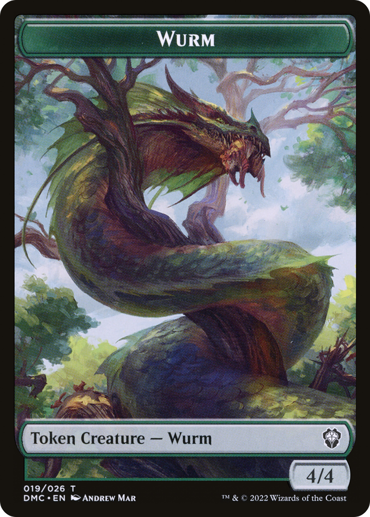 Wurm (TDMU-019) [Dominaria United Tokens]