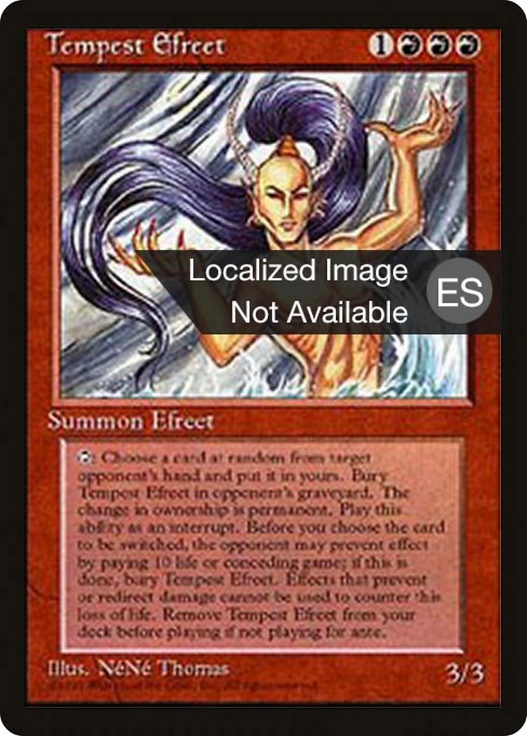 Tempest Efreet (4BB-225) [Fourth Edition Foreign Black Border]