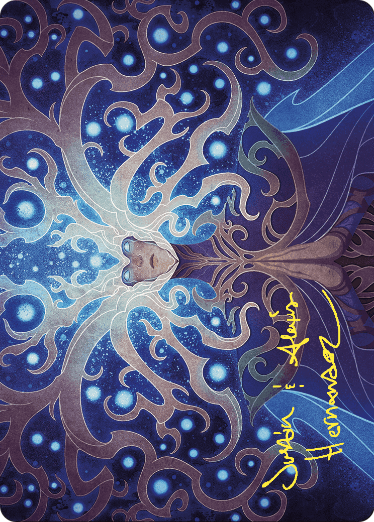 Omniscience // Omniscience (AWOE-068) (Borderless) [Wilds of Eldraine Art Series]