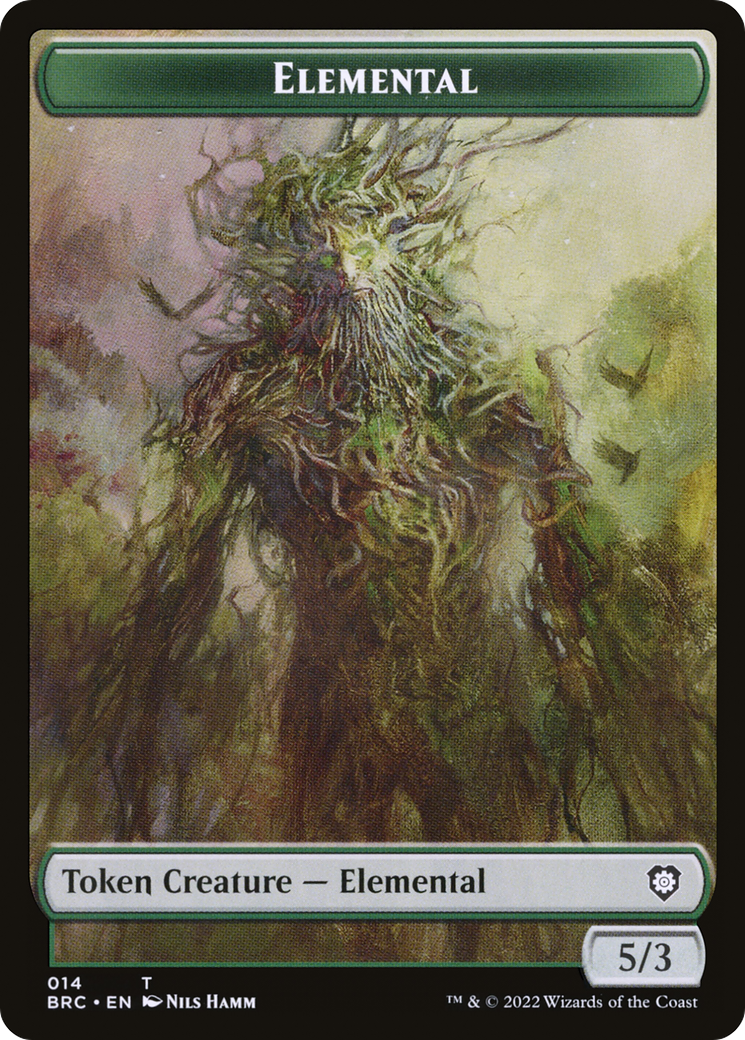 Elemental (TBRC-014) [The Brothers' War Commander Tokens]