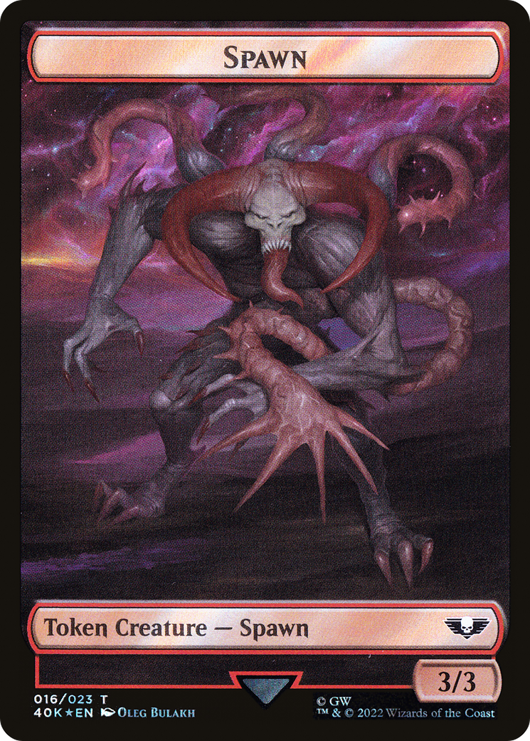 Spawn (T40K-16★) [Warhammer 40,000 Tokens] Foil