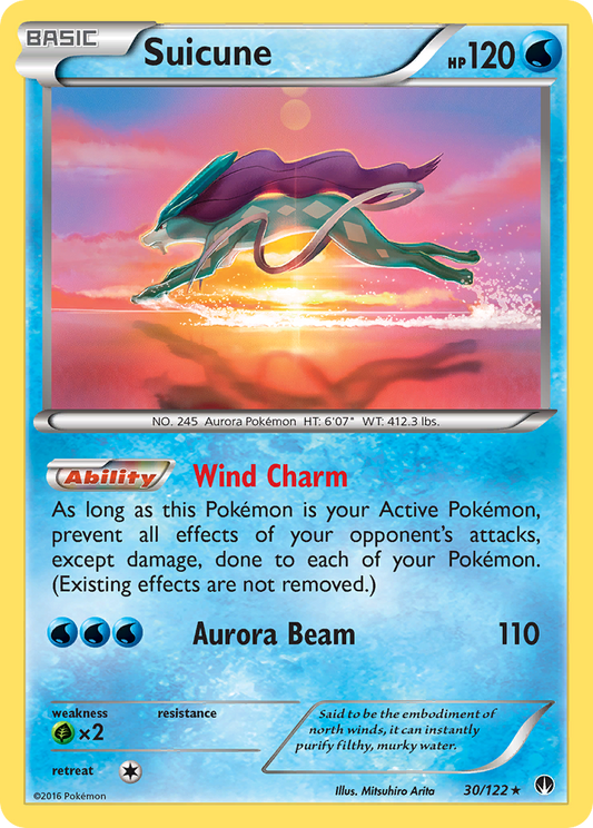Suicune (30/122) [XY: Rupture]