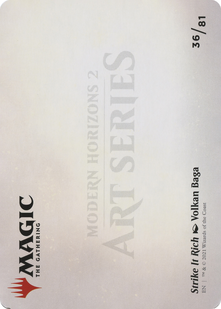 Strike It Rich // Strike It Rich (AMH2-036) (Borderless) [Modern Horizons 2 Art Series]