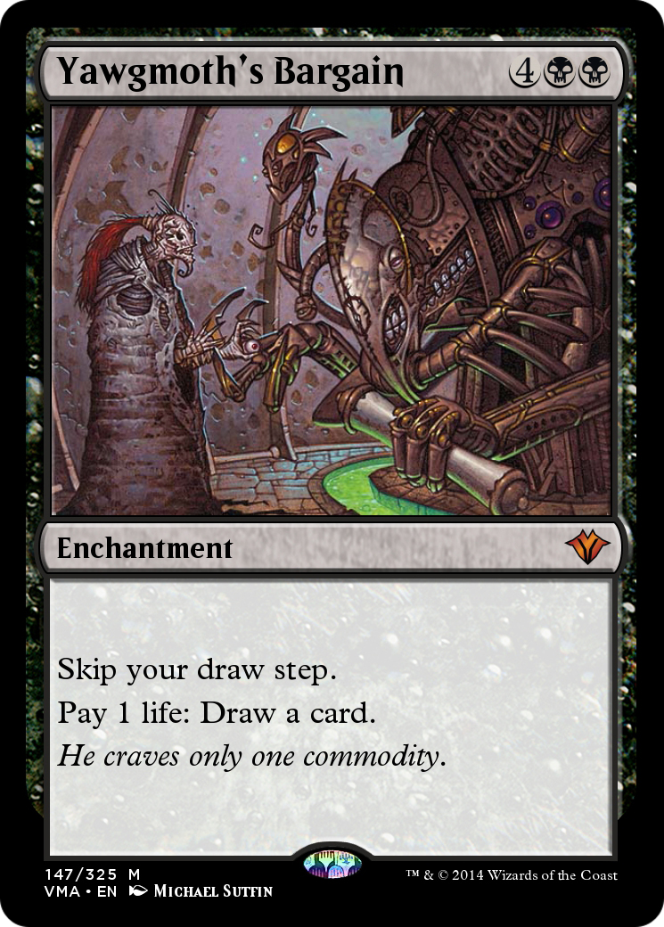 Yawgmoth's Bargain (VMA-147) [Vintage Masters] Foil