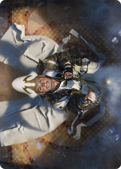 Jerren, Corrupted Bishop // Jerren, Corrupted Bishop (AMID-037) (Borderless) [Midnight Hunt Art Series]
