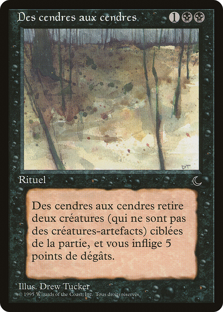 Ashes to Ashes (French) - "Des cendres aux cendres" (REN-047) [Renaissance]