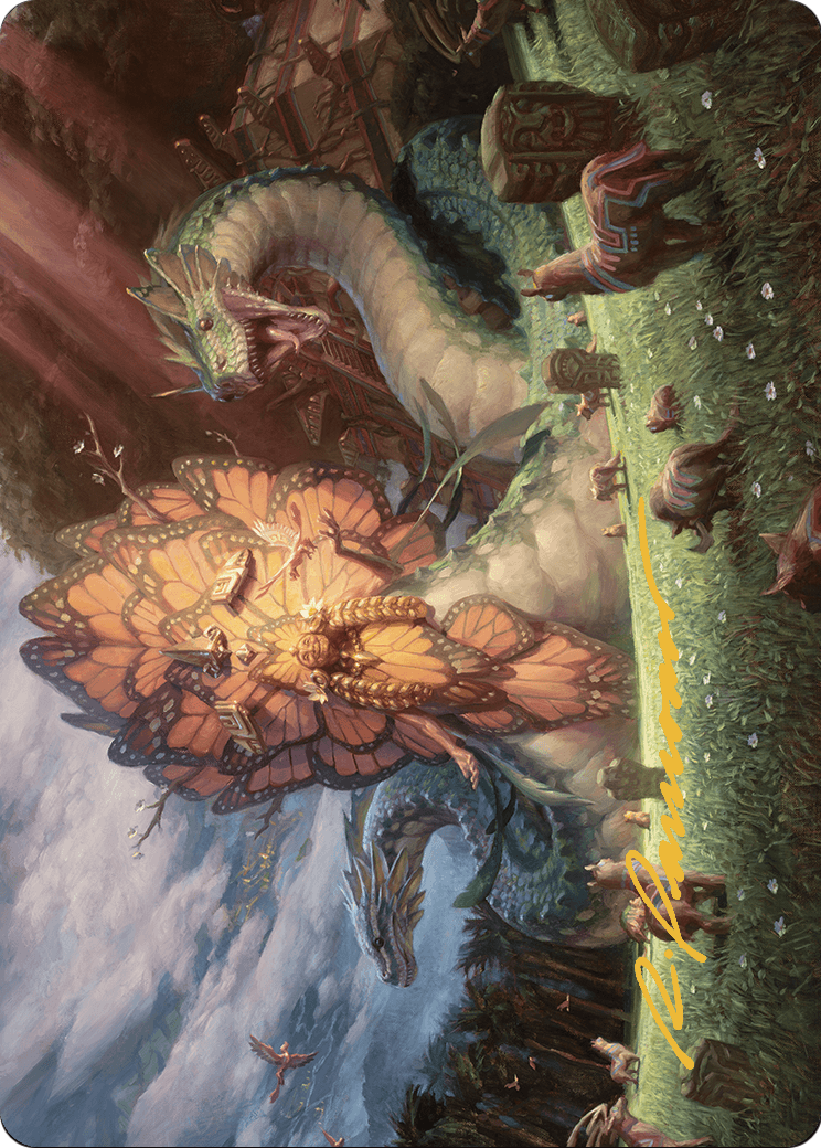 Ojer Kaslem, Deepest Growth // Ojer Kaslem, Deepest Growth (ALCI-030) (Borderless) [The Lost Caverns of Ixalan Art Series] Foil