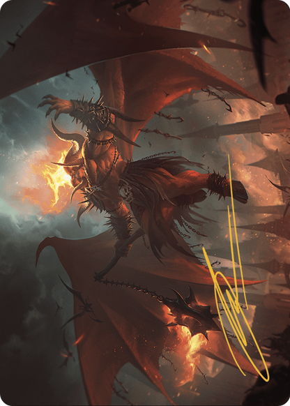 Rakdos, Patron of Chaos // Rakdos, Patron of Chaos (AMKM-022) (Borderless) [Murders at Karlov Manor Art Series]