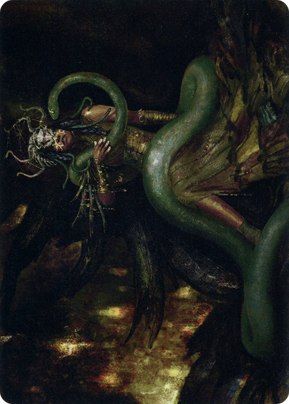 Saryth, the Viper's Fang // Saryth, the Viper's Fang (AMID-053) (Borderless) [Midnight Hunt Art Series] Foil