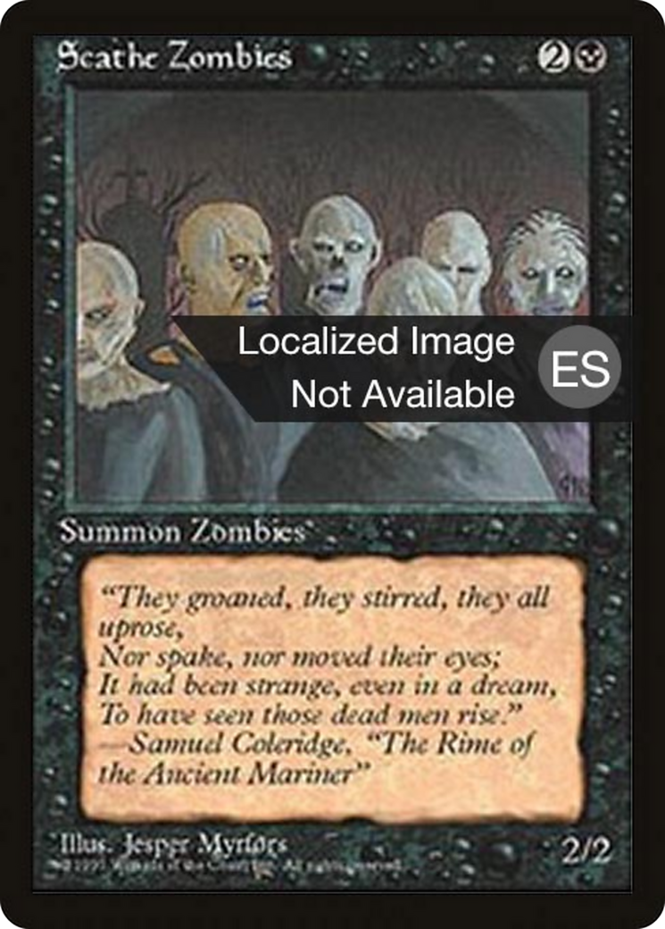 Scathe Zombies (4BB-158) [Fourth Edition Foreign Black Border]