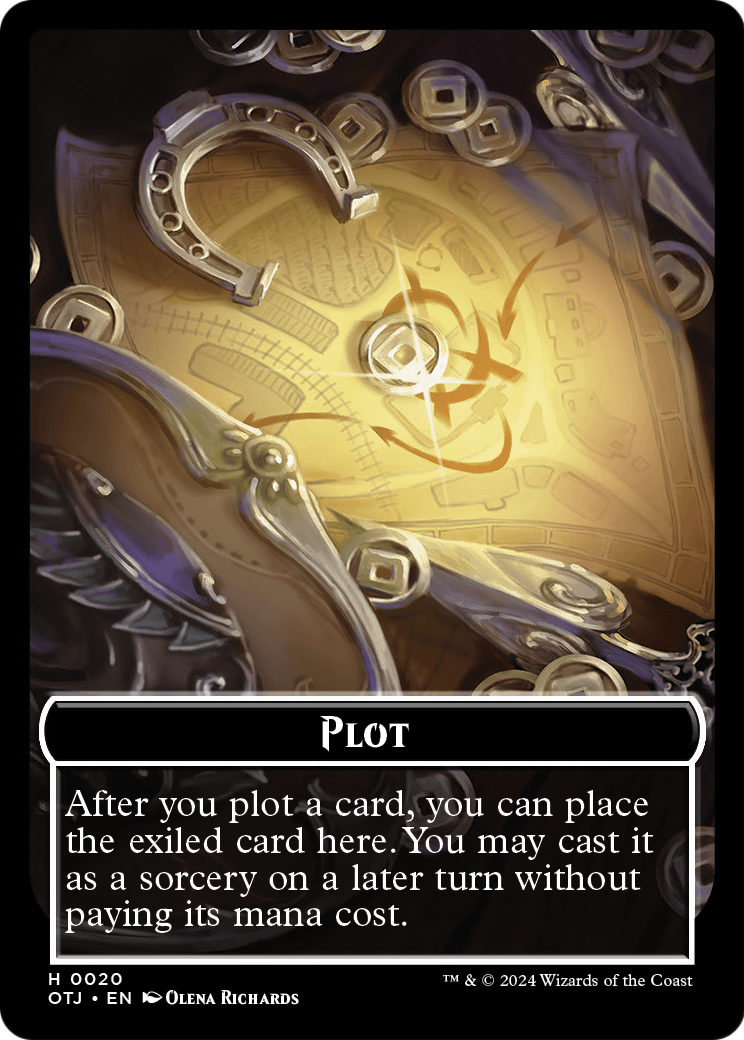 Plot (TOTJ-020) [Outlaws of Thunder Junction Tokens] Foil