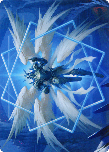 Vertex Paladin // Vertex Paladin (AMOM-048) (Borderless) [March of the Machine Art Series] Foil