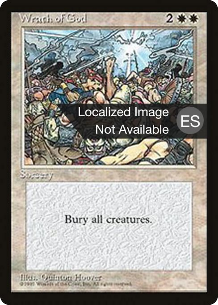 Wrath of God (4BB-308) [Fourth Edition Foreign Black Border]