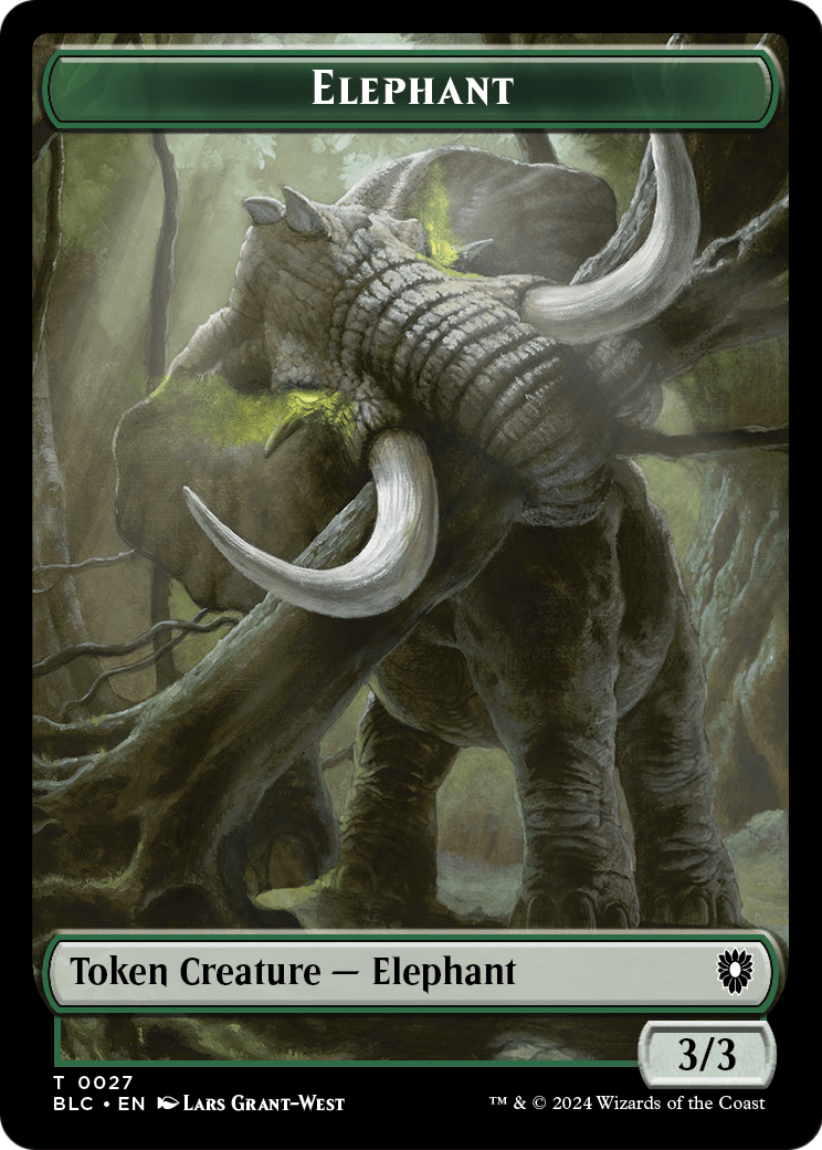 Elephant (TBLC-027) [Bloomburrow Commander Tokens]