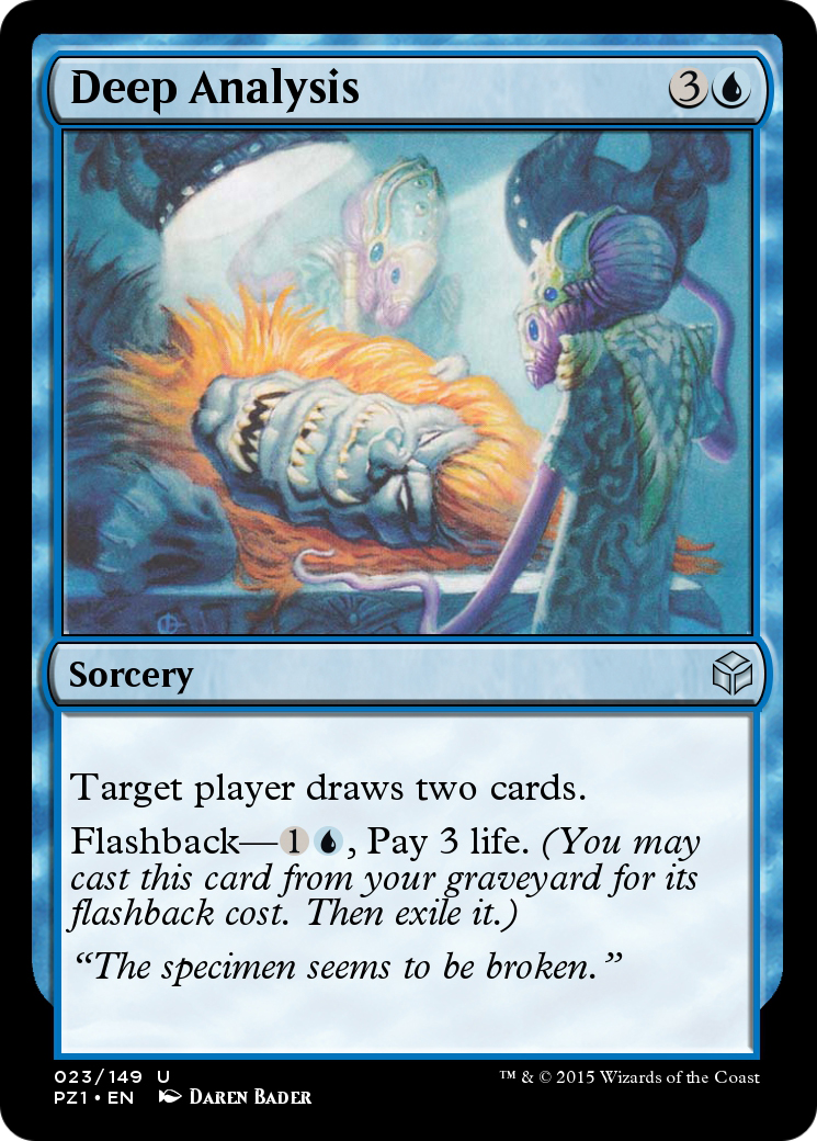 Deep Analysis (PZ1-023) [Legendary Cube Prize Pack] Foil